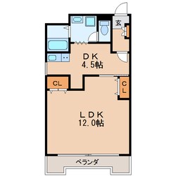 丸の内カジウラマンションの物件間取画像